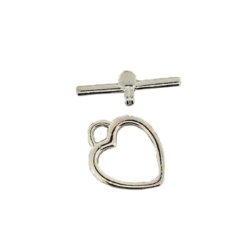 Knebelverschluss-Herz 17x16mm 1 Stk.