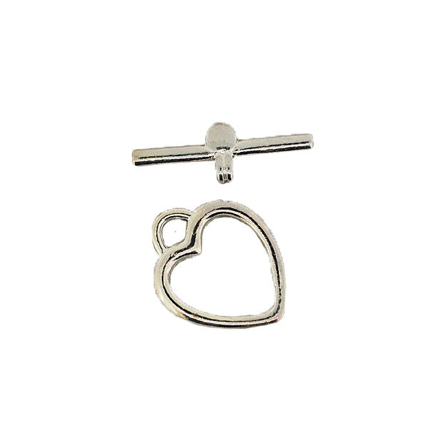 Knebelverschluss-Herz 17x16mm 1 Stk.
