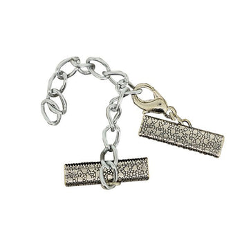 Klemmverschluss 20mm breit Lederbandverschluss 1 Stück