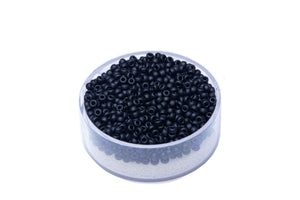 Miyuki Rocailles matt black 2,5mm, 12g