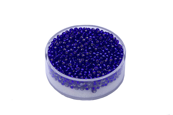 Miyuki Rocailles Silverlined Saphir 2,5mm 12g