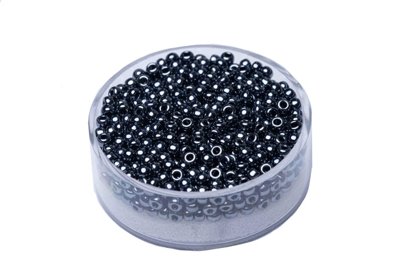 Miyuki Rocailles Hämatit 2,5 mm 12g