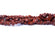 Roter Jaspis Splitterkette Edelstein 80cm 0,4-1cm