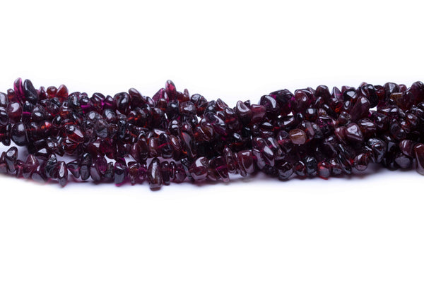 Granat Splitterkette 80cm Edelsteine ​​0,3-1cm