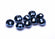Glasschliffperle Abacus schwarz 12mm 9 Stück