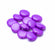 Acrylperle Linse lila 14mm 12 Stk.