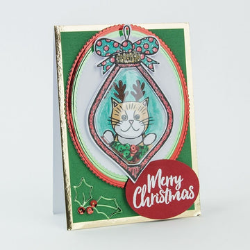 Stanzschablone Tonic Studios Essentials Die &amp; Shaker Set Diamond Bauble