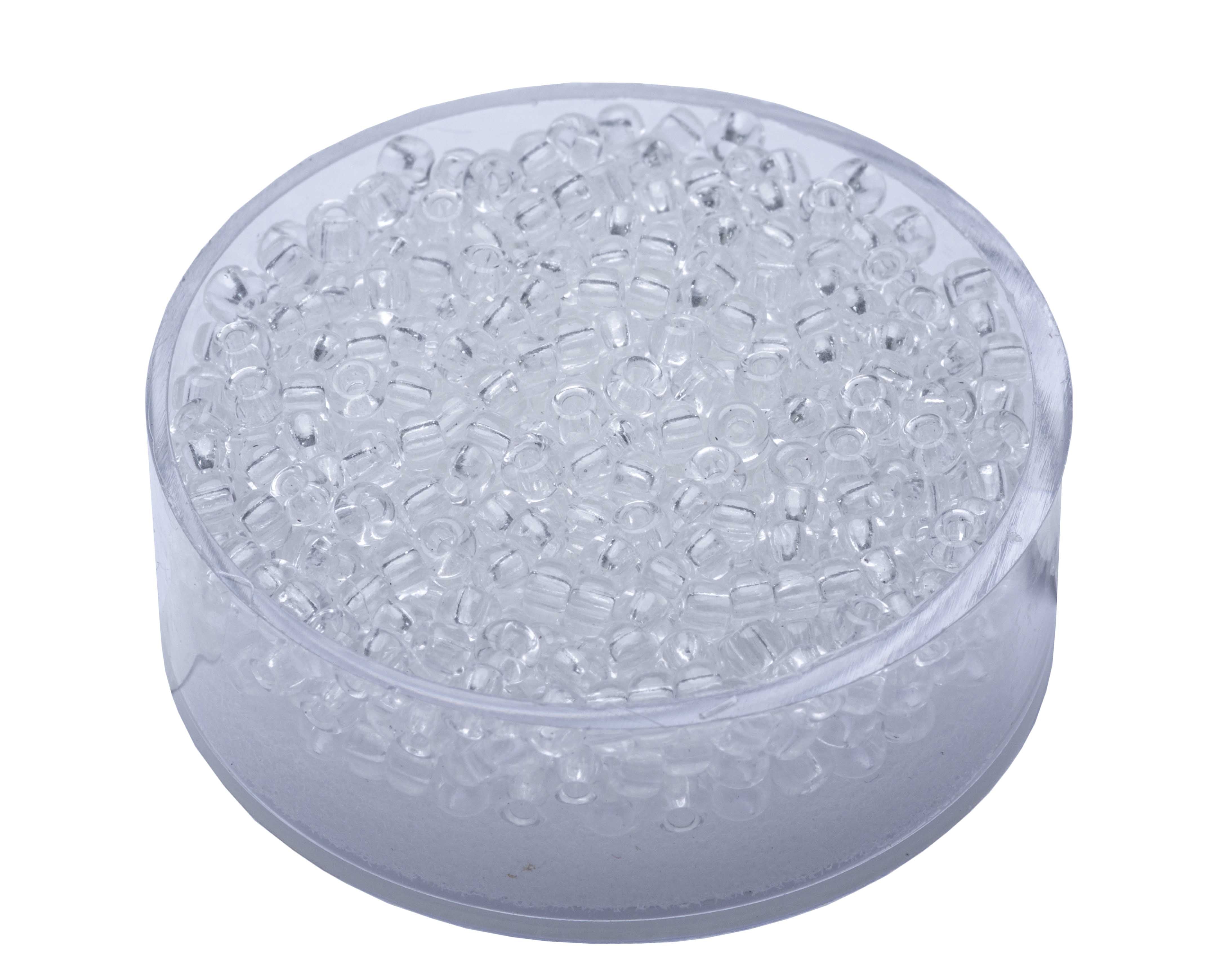 Miyuki Rocailles 2,5 mm, 12 g, Kristall