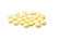 Acrylperlen Abacus pastellgelb satt 10mm 25 Stück