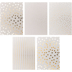 Graukarton Blockfolie FSC 20 Blatt/ 5 Blatt pro Farbe 250g/m² 21x29cm A4