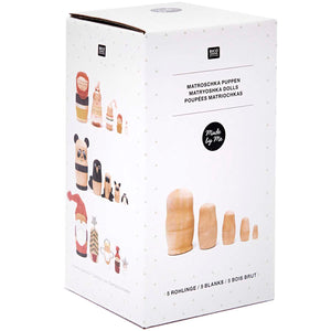 Matroschka Puppen Rohlinge 5 Stück