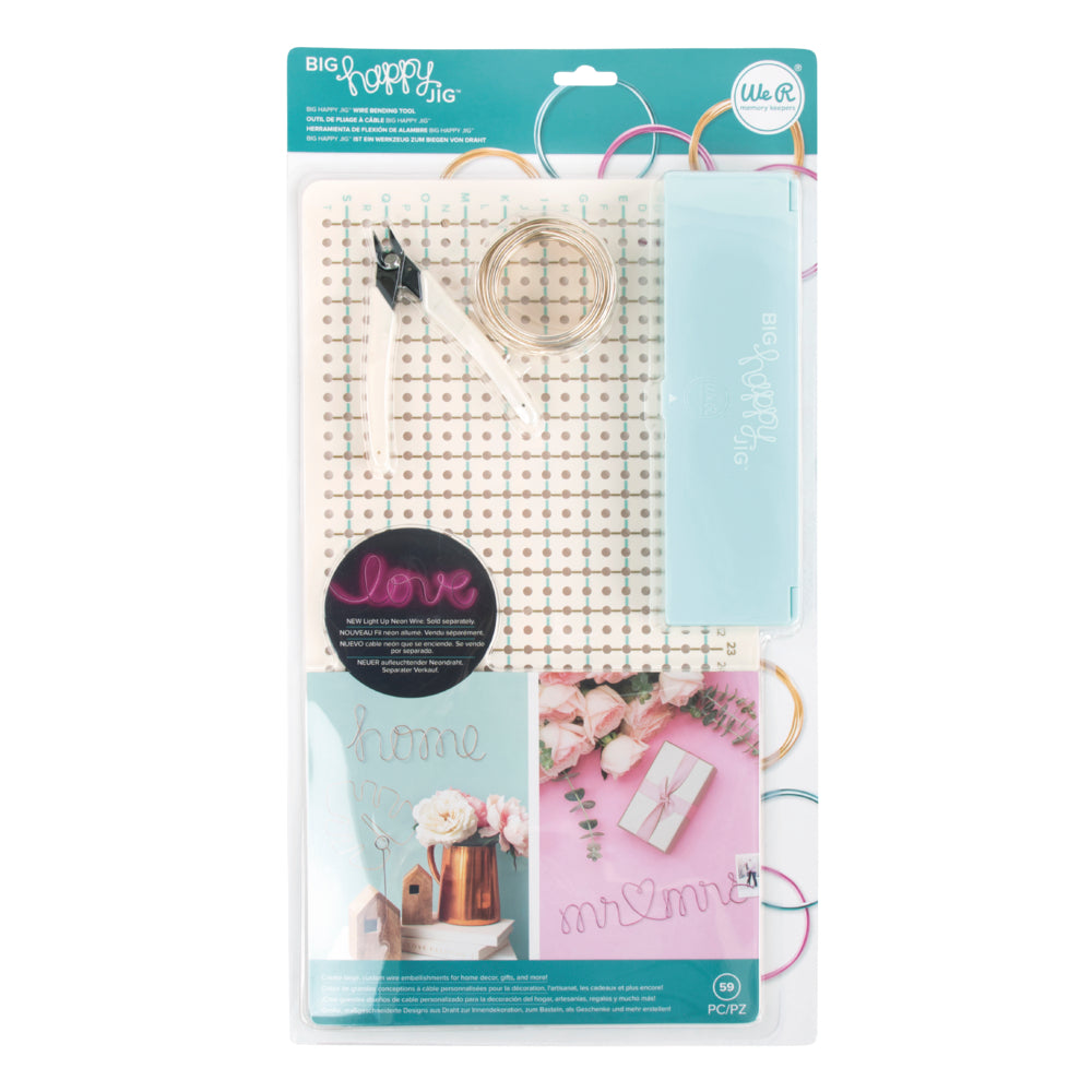 „Big Happy Jig“ Drahtbiege Steckbrett 23x34cm