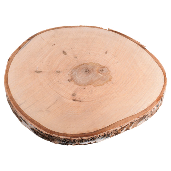 Birkenscheibe 25-28cm Holzscheibe mit Rinde