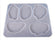 Gießform Silikonform Coaster Geode Edelstein-Scheibe 31x25cm Casting Mould