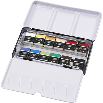 Art Aqua Aquarellfarben Aquarellfarben 12 Farben Kasten