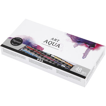 Art Aqua Aquarellfarben Aquarellfarben 48 Farben Kasten