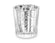 Candle Holder Kerzenhalter silber 5,5x6cm Windlichtglas 1 Stück