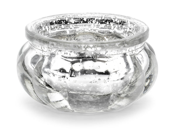 Glas Kerzenhalter Kerzenhalter silber 6x3cm Windlichtglas 1 Stück