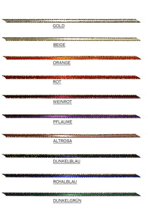 Satinband Goldrand 3mm per Meter