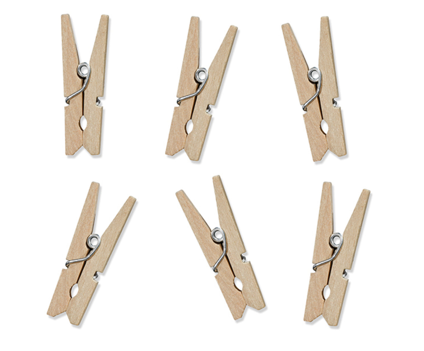 Mini-Wäscheklammern natur 3,5cm 10 Stück