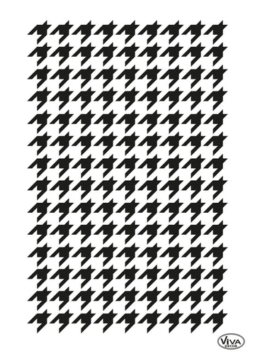 Universal-Schablone Hahnentritt-Schablone A4 20x30cm Hahnentrittmuster