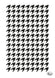 Universal-Schablone Hahnentritt-Schablone A4 20x30cm Hahnentrittmuster