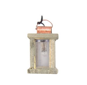 Krippen-Beleuchtung Laterne aus Holz