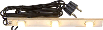 LED-Streifen weiß 7cm mit Stecker Kabel 96cm für Krippenbeleuchtung
