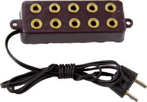 Steckerleiste 5-fach 4,8x1,6cm Kabel 47cm