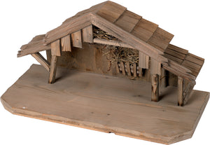 Krippenstall Bern Natur 55cm Weihnachtskrippe