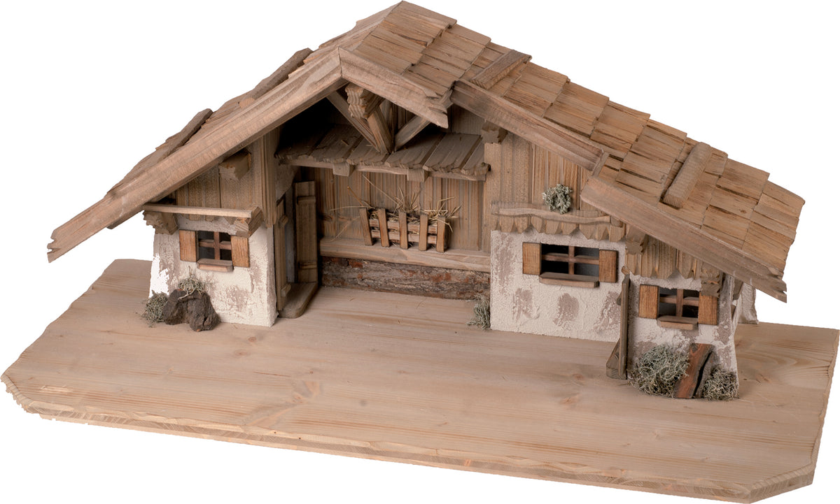 Krippenstall Bayerwald 90x40x39cm