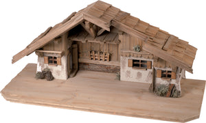Krippenstall Bayerwald 90x40x39cm