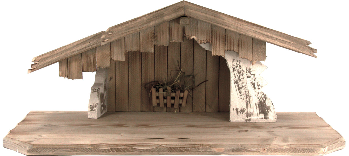 Weihnachtskrippen-Stall Miltach 69x29x32cm
