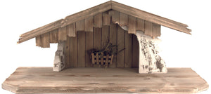 Weihnachtskrippen-Stall Miltach 69x29x32cm