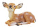 Miniaturfigur Reh liegend 3,5cm