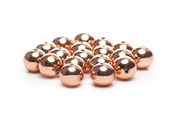 Glasperle roségold 10mm 25 Stück