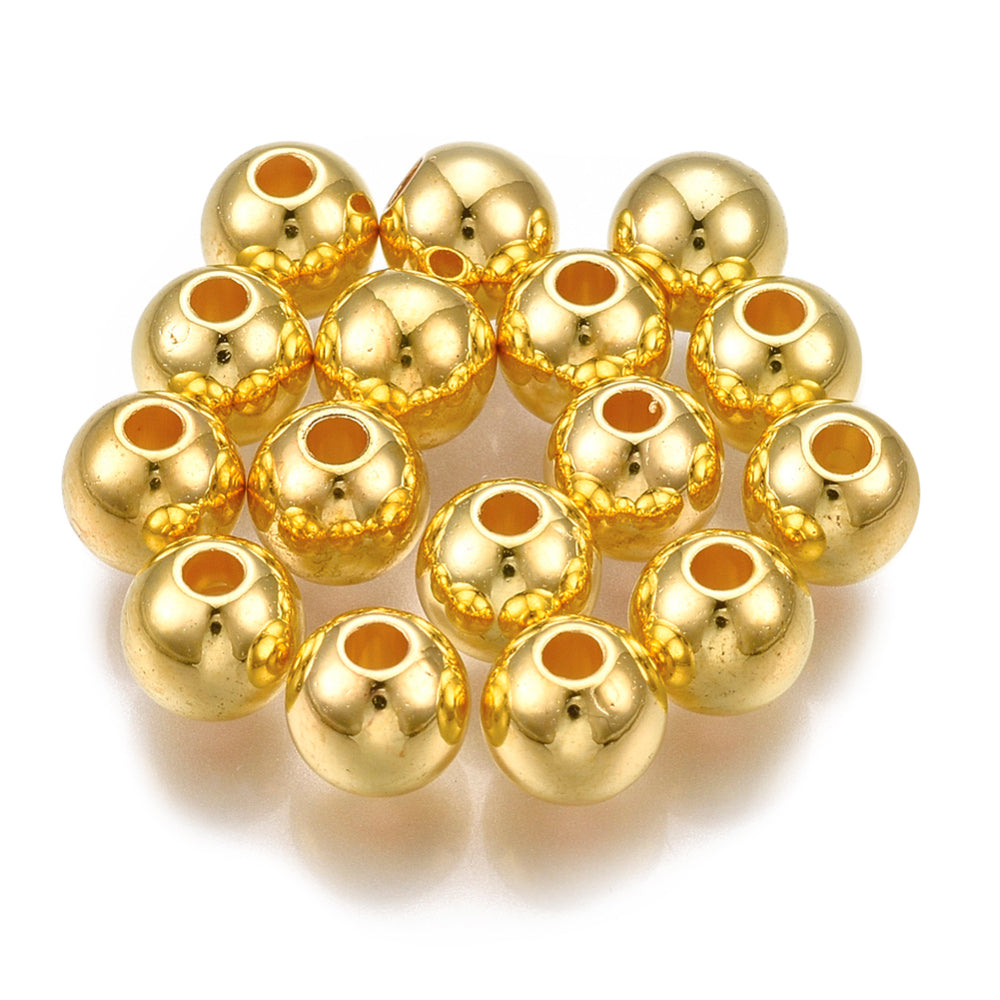 Wachsperlen 4mm gold glänzend 150 Stück