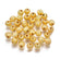 Wachsperlen Kugel 4mm gerillt gold 200 Stück