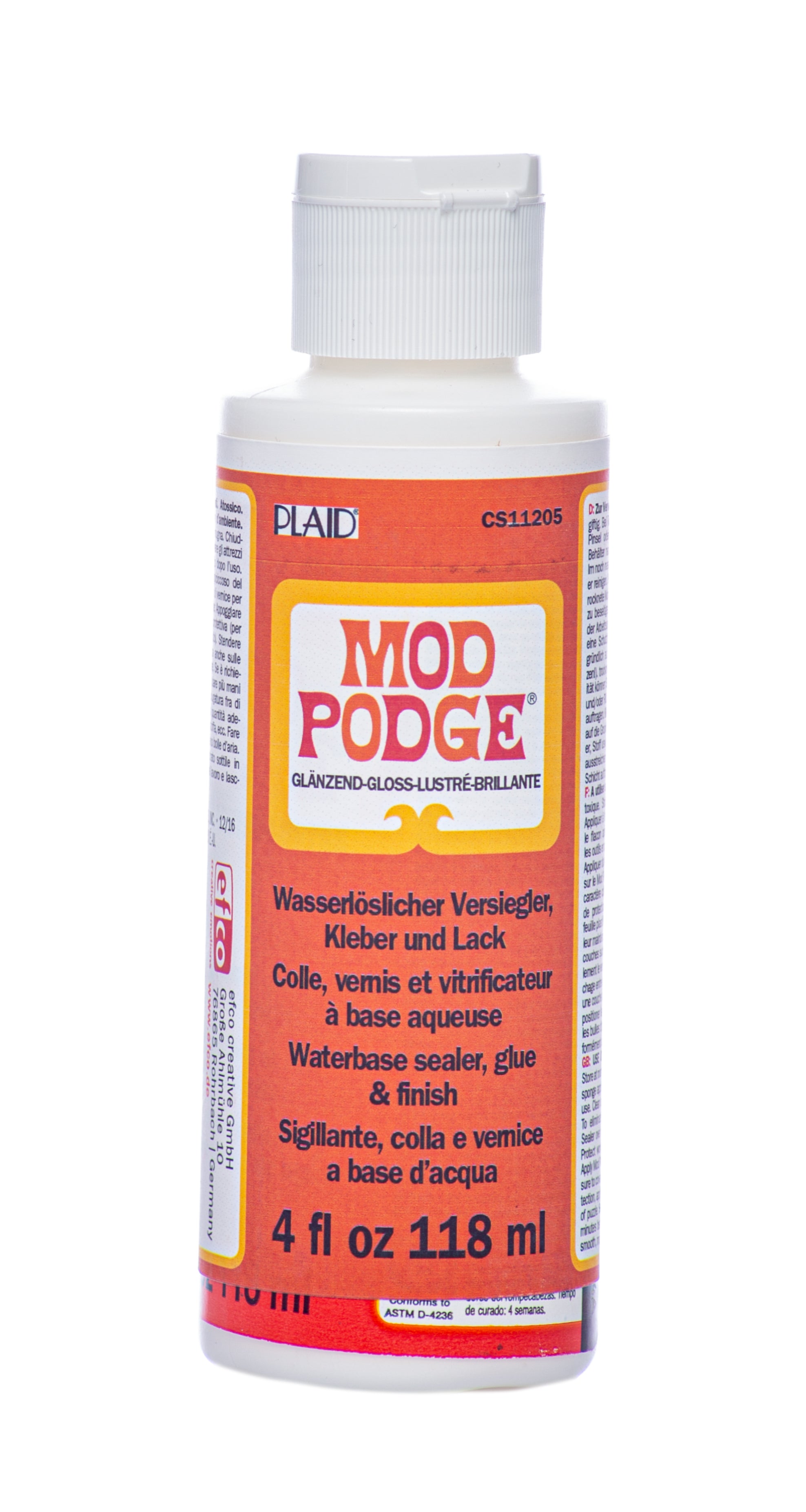 Mod Podge glänzender Versiegler Kleber Klarlack 118ml