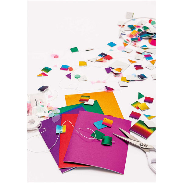 Moosgummi-Platten Set Rainbow metallic A4 20x30cm 10 Bögen