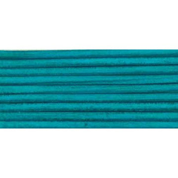 Lederband Riemen türkis 1m