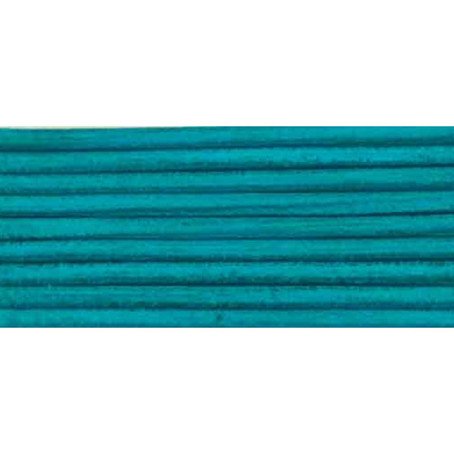 Lederband Riemen türkis 1m
