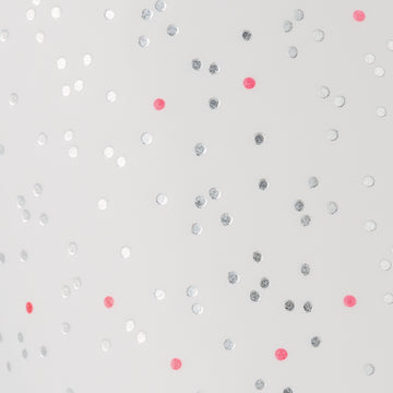 Transparentpapier "Punkte" A4 silber glänzend/neon 115g/m² 1 Bogen