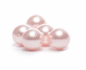 Swarovski Glaswachsperlen puderrosa 12mm 5811 7 Stück