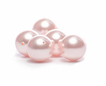 Swarovski Glaswachsperlen puderrosa 12mm 5811 7 Stück