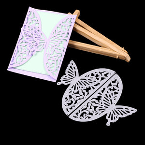 Stanzschablone Schmetterling Kartengestaltung 12,6x16,1cm 2 Stück