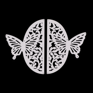 Stanzschablone Schmetterling Kartengestaltung 12,6x16,1cm 2 Stück