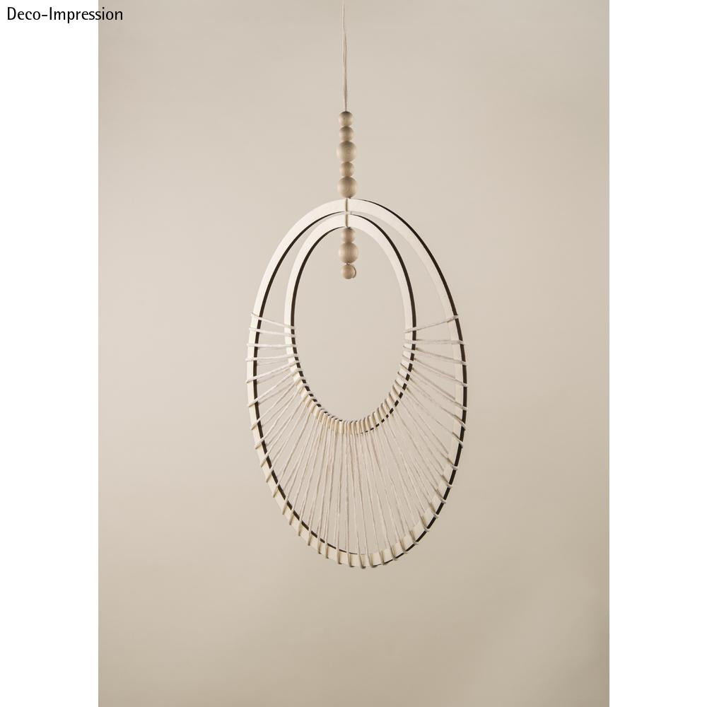 Holzringe natur mit Platte 32-60cm 7 Holzringe 1 Holzplatte