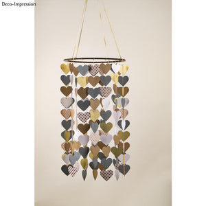 Holzringe natur mit Platte 32-60cm 7 Holzringe 1 Holzplatte