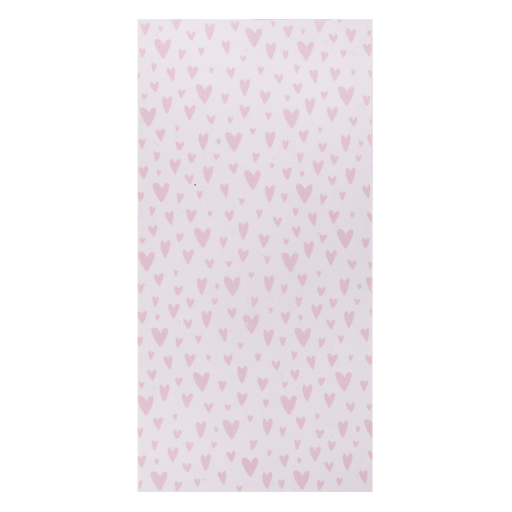 Verzierwachsfolie-Platte weiß mit Herzen 10x20cm 1 Stück